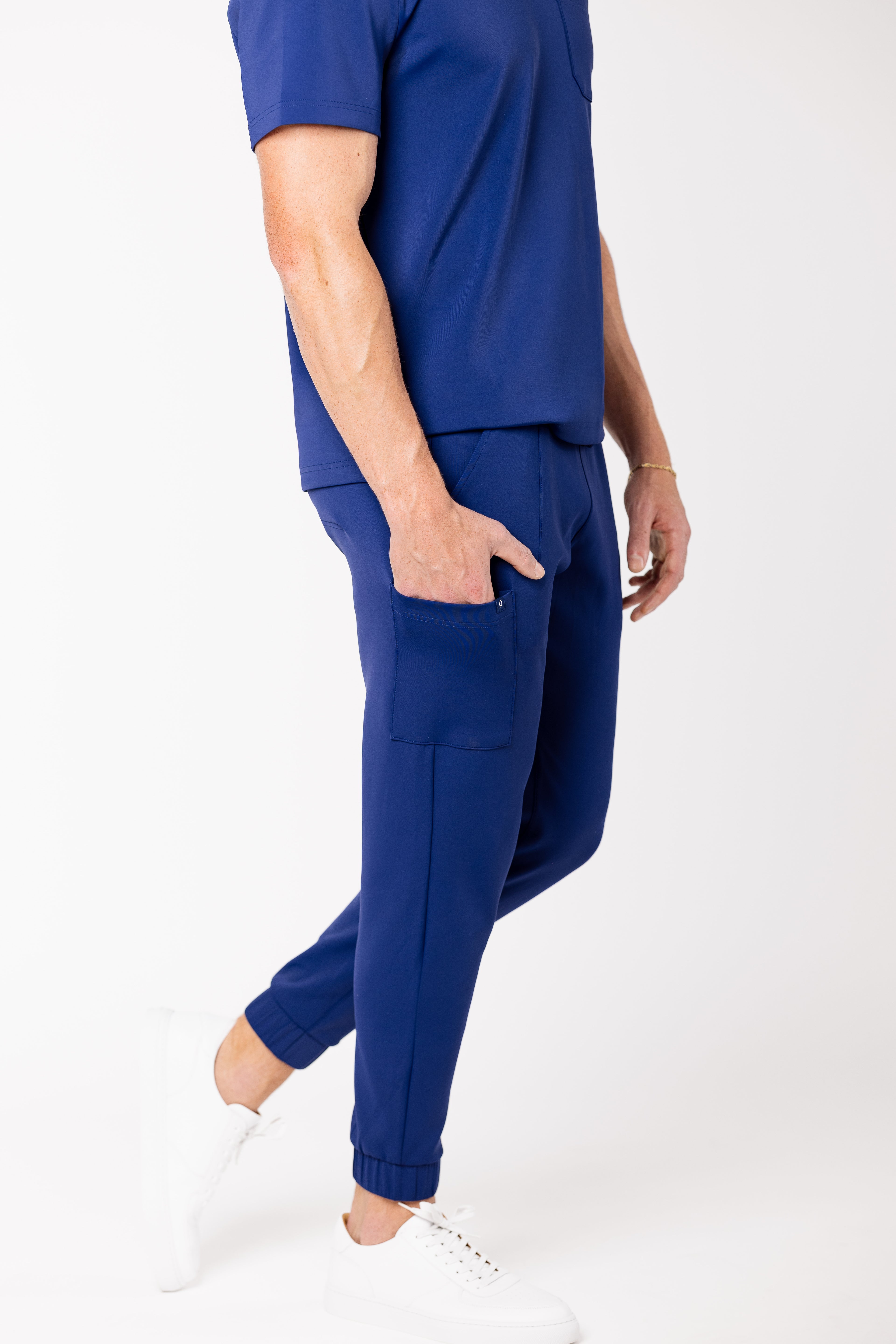 Men's Precision Jogger premium scrub pants in Ionic Blue