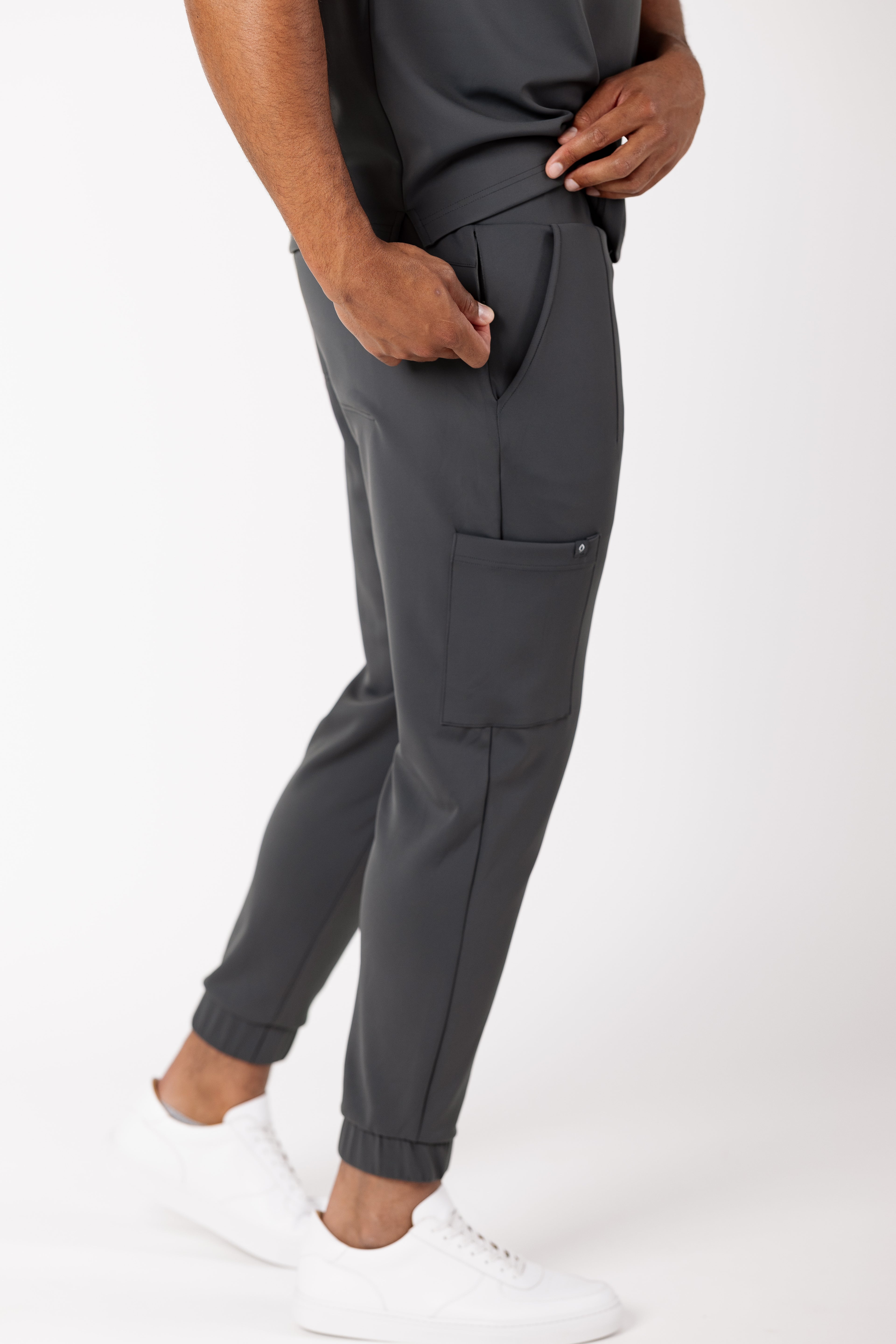 Men's Precision Jogger premium scrub pants in Tech Gray