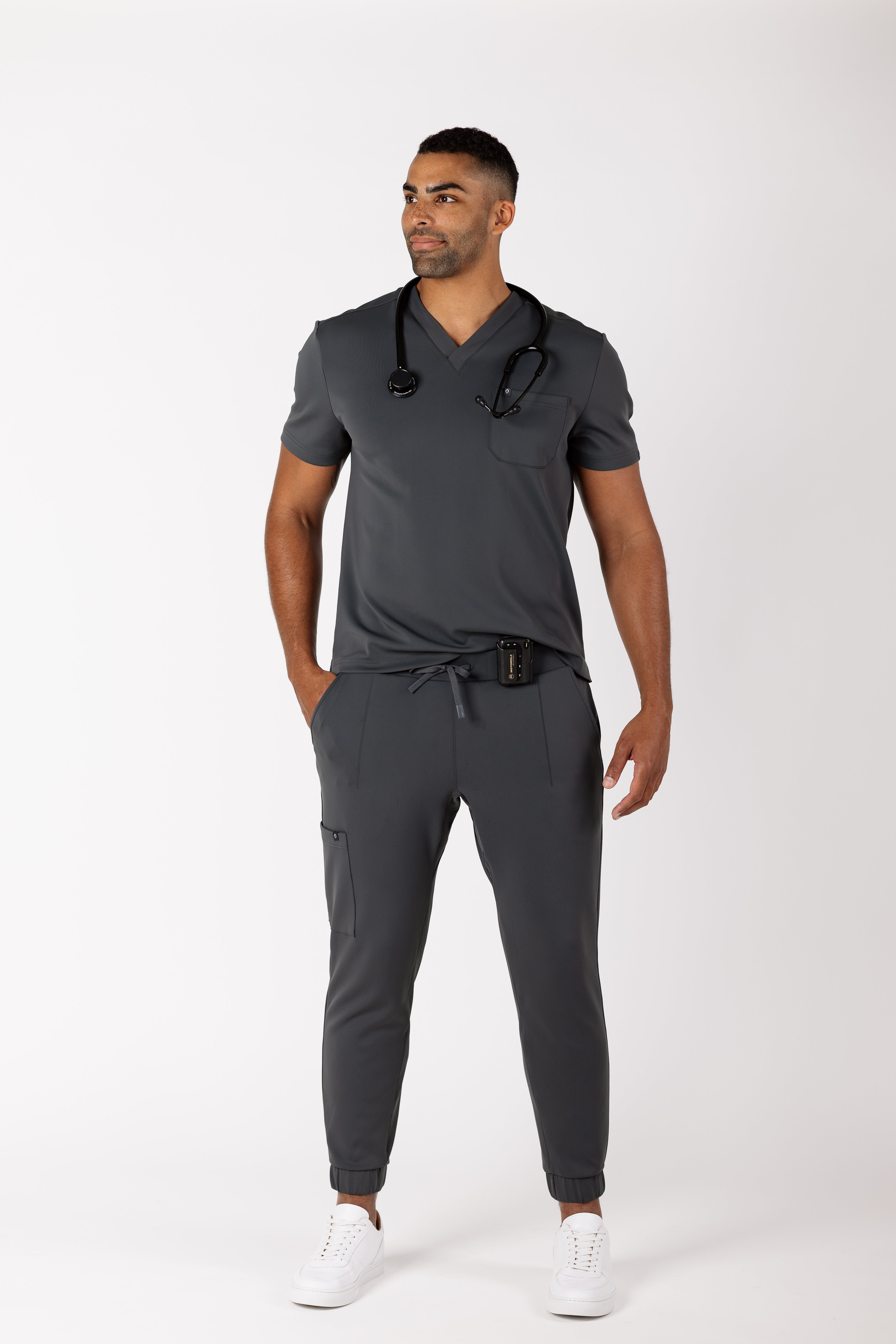 Men's Precision Jogger premium scrub pants in Tech Gray