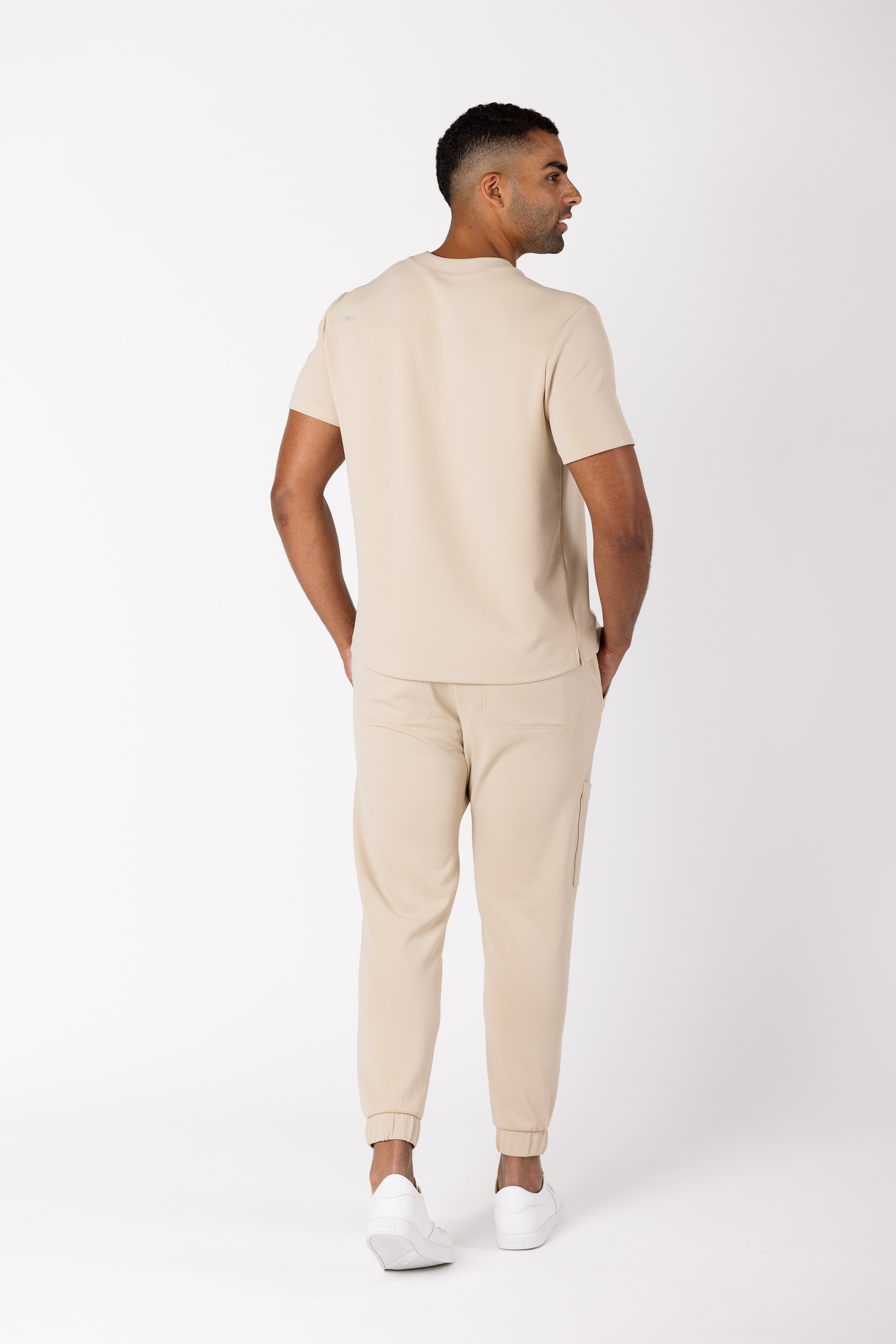 Men's Precision Jogger premium scrub pants in Desert Dune