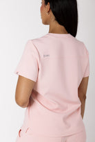 Amber Core Top women's premium scrub top in Desert Rose